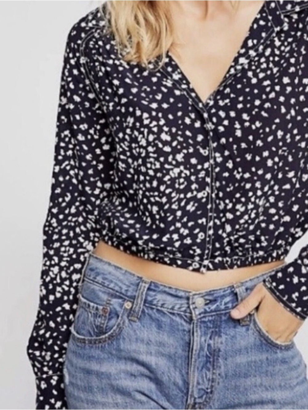 Free People Wishing Well long sleeve top
